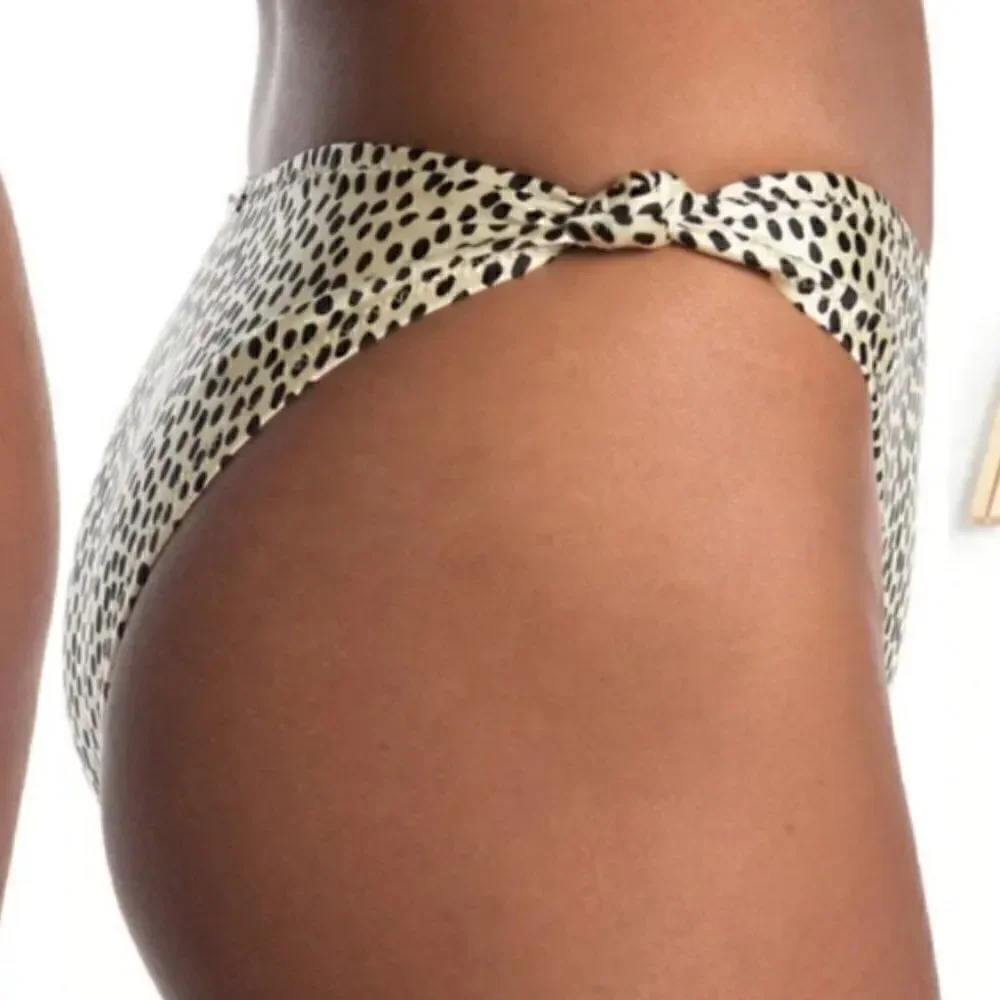 Kendall and Kylie 2-piece Animal print cream and black bikini Brand New!